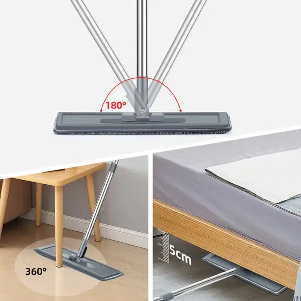 Mop Flat Esfregão | Rodo Inteligente de Limpeza