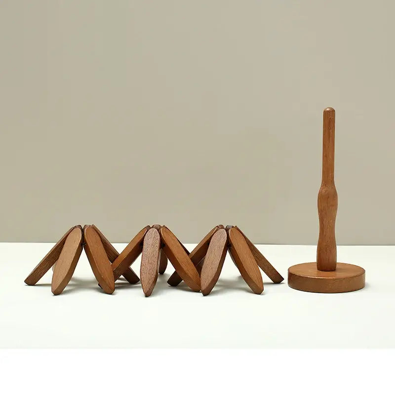 3X TAPETES DE MESA + SUPORTE EM DESIGN DE ÁRVORE - Nature's Harmony Set