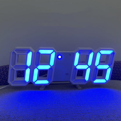 Relógio Digital em 3D - Luminous Fashion