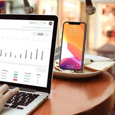 Suporte de celular magnético para notebook