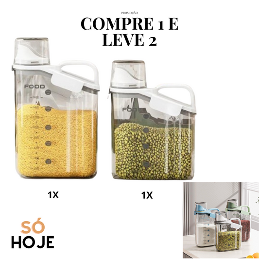 Kit de Potes para Armazenamento de Cereais