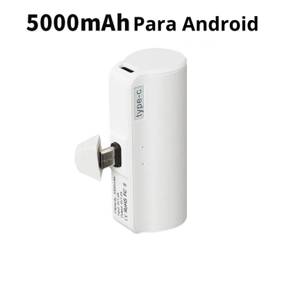 Mini Carregador Portátil 5000mAh - Power Bank