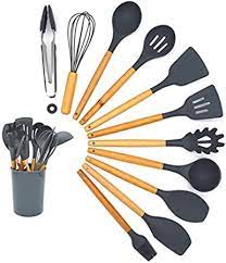 Jogo De Utensílios De Cozinha De Silicone (Kit 12 Peças)